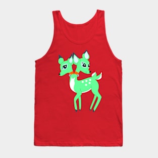 The Twins (green) Tank Top